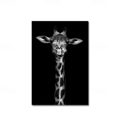 1pc Animal Wall Art Canvas Giraffe Elephant Posters And Prints Modern Wall Art Picture For Living Room No Frame