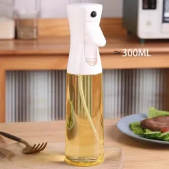1pc, Baking Oil Sprayer Bottle, Cooking Oil Dispenser, 200ML/300Ml PET Material Oil Sprayer, Air Fryer Spray Bottle,Kitchen Baking Supplies,Canola Oil Sprayer, Salad, Making, Baking, Frying, Grilling,