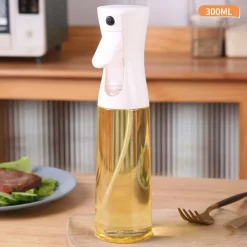1pc, Baking Oil Sprayer Bottle, Cooking Oil Dispenser, 200ML/300Ml PET Material Oil Sprayer, Air Fryer Spray Bottle,Kitchen Baking Supplies,Canola Oil Sprayer, Salad, Making, Baking, Frying, Grilling,