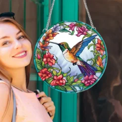 1pc Bird Wall Hanging Suncatcher for Home and Garden Decor - Perfect for Home Decor