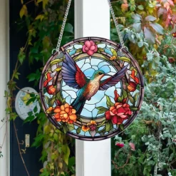 1pc Bird Wall Hanging Suncatcher for Home and Garden Decor - Perfect for Home Decor