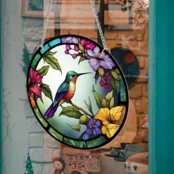 1pc Bird Wall Hanging Suncatcher for Home and Garden Decor - Perfect for Home Decor