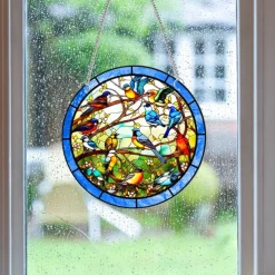 1pc Bird Wall Hanging Suncatcher for Home and Garden Decor - Perfect for Home Decor