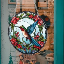 1pc Bird Wall Hanging Suncatcher for Home and Garden Decor - Perfect for Home Decor