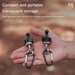 1pc Camping Magnetic Hook, Hanging Buckle Hook Tent Canopy Carabiner Magnet Hanger Outdoor Camping Canopy Accessories Snap Clip