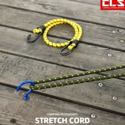 1pc Camping Outdoor Binding Rope with Thick Elastic Band, Durable, Strong, Ideal for Tents, Tarps, Camping Gear, Adjustable, Easy to Use, Multi-Purpose Outdoor Tool for Securely Holding Equipment