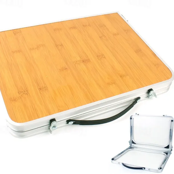 1pc Camping Outdoor Mini Folding Table, Compact and Lightweight, Easy to Carry, Durable, Perfect for Picnics, Hiking, and Outdoor Activities, Convenient Storage and Setup