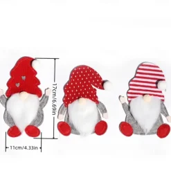 1pc Christmas Cutlery Holder Knife Fork Pocket Bags Xmas Tableware Cover Dinner Decorations for Home