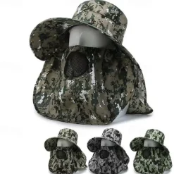 1pc Cooling Sun Hat - Summer Camping & Hiking Hat - Evaporative Cooling Technology & Breathable Mesh