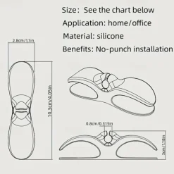 1pc, Cord Organizer For Appliances, Cord Keeper, Appliance Cord Winder, Cord Wrapper, Cord Holder Organizer Stick On Mixer, Blender, Coffee-Maker, Toaster, Pressure-Cooker