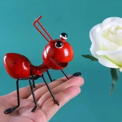 1pc Creative Iron Art Ant Animal Ornament, Home Decor
