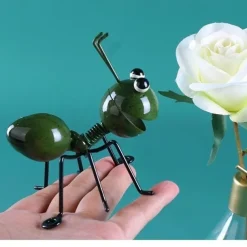 1pc Creative Iron Art Ant Animal Ornament, Home Decor