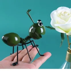 1pc Creative Iron Art Ant Animal Ornament, Home Decor
