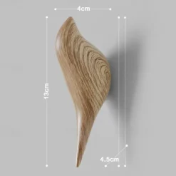 1pc, Designer Wood Grain Bird Coat Hooks - Premium Resin Creative Wall Mounted Birds Decorative Art Decor Hat Towel Bag Hanger Gift For Home, Living Room, Bedroom, Shop
