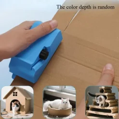 1pc DIY Cat Scratch Board Cutter Tool - Manual Cardboard Cutting Device with Sharp Edge Creation for Scratch Boards, Boxes, Gift Decorations - Safe for Cats, Easy-to-Use Household Crafting Tool