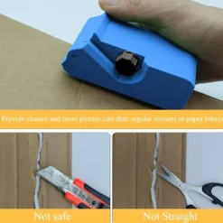 1pc DIY Cat Scratch Board Cutter Tool - Manual Cardboard Cutting Device with Sharp Edge Creation for Scratch Boards, Boxes, Gift Decorations - Safe for Cats, Easy-to-Use Household Crafting Tool