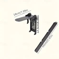 1pc Durable ABS Swing Rat Trap - No Power Needed, High-Strength Blue Plastic Mouse Catcher with Bait Holder for Effective Rodent Control, Single Use