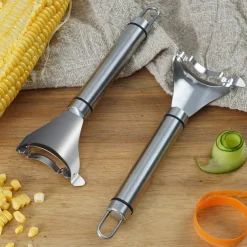 1Pc Durable Corn Kernel Peeler - Portable Outdoor Corn Stripper for Long-Lasting Use and Easy Cleaning