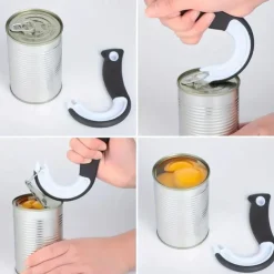 1pc Easy Open Ring Pull Can Opener, Easy Grip Opener, Ring-Pull Helper For Ring Pull Tab Cans Tins Bottles, Kitchen Gadgets, Kitchen Supplies, Kitchen Tools, Kitchen Stuff, Kitchen Utensils
