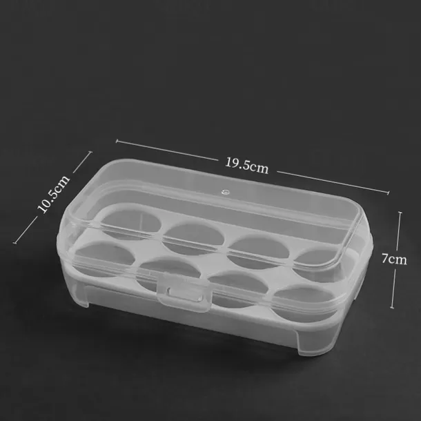 1Pc Egg Holder for Camping - Shockproof Container Holds 6 Eggs for Hiking & Backpacking