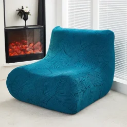 1PC Elastic Armless Floor Sofa Cover Lazy Boy Relax Couch Slipcover Stretch Single Sofa Cushion Cover for Living Room Home