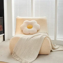 1PC Elastic Armless Floor Sofa Cover Lazy Boy Relax Couch Slipcover Stretch Single Sofa Cushion Cover for Living Room Home