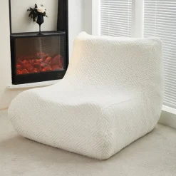 1PC Elastic Armless Floor Sofa Cover Lazy Boy Relax Couch Slipcover Stretch Single Sofa Cushion Cover for Living Room Home