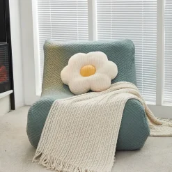 1PC Elastic Armless Floor Sofa Cover Lazy Boy Relax Couch Slipcover Stretch Single Sofa Cushion Cover for Living Room Home