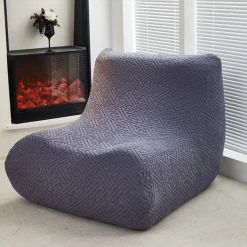 1PC Elastic Armless Floor Sofa Cover Lazy Boy Relax Couch Slipcover Stretch Single Sofa Cushion Cover for Living Room Home