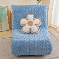 1PC Elastic Armless Floor Sofa Cover Lazy Boy Relax Couch Slipcover Stretch Single Sofa Cushion Cover for Living Room Home