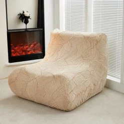 1PC Elastic Armless Floor Sofa Cover Lazy Boy Relax Couch Slipcover Stretch Single Sofa Cushion Cover for Living Room Home
