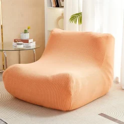 1PC Elastic Armless Floor Sofa Cover Lazy Boy Relax Couch Slipcover Stretch Single Sofa Cushion Cover for Living Room Home