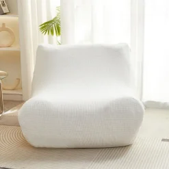 1PC Elastic Armless Floor Sofa Cover Lazy Boy Relax Couch Slipcover Stretch Single Sofa Cushion Cover for Living Room Home