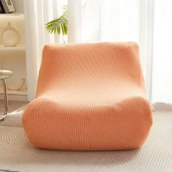 1PC Elastic Armless Floor Sofa Cover Lazy Boy Relax Couch Slipcover Stretch Single Sofa Cushion Cover for Living Room Home