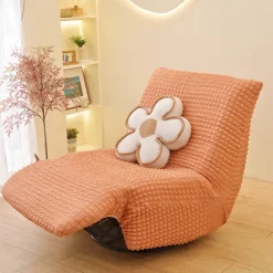 1PC Elastic Armless Floor Sofa Cover Lazy Boy Relax Couch Slipcover Stretch Single Sofa Cushion Cover for Living Room Home