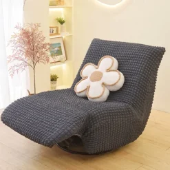 1PC Elastic Armless Floor Sofa Cover Lazy Boy Relax Couch Slipcover Stretch Single Sofa Cushion Cover for Living Room Home