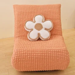 1PC Elastic Armless Floor Sofa Cover Lazy Boy Relax Couch Slipcover Stretch Single Sofa Cushion Cover for Living Room Home