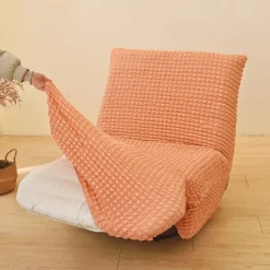 1PC Elastic Armless Floor Sofa Cover Lazy Boy Relax Couch Slipcover Stretch Single Sofa Cushion Cover for Living Room Home