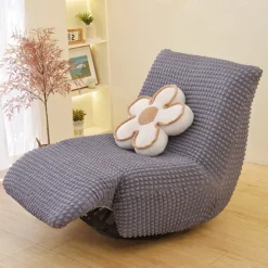 1PC Elastic Armless Floor Sofa Cover Lazy Boy Relax Couch Slipcover Stretch Single Sofa Cushion Cover for Living Room Home