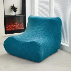 1PC Elastic Armless Floor Sofa Cover Lazy Boy Relax Couch Slipcover Stretch Single Sofa Cushion Cover for Living Room Home