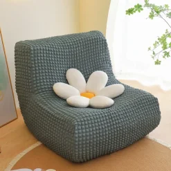 1PC Elastic Armless Floor Sofa Cover Lazy Boy Relax Couch Slipcover Stretch Single Sofa Cushion Cover for Living Room Home