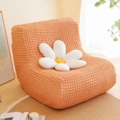 1PC Elastic Armless Floor Sofa Cover Lazy Boy Relax Couch Slipcover Stretch Single Sofa Cushion Cover for Living Room Home