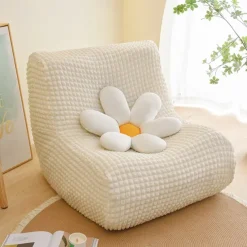 1PC Elastic Armless Floor Sofa Cover Lazy Boy Relax Couch Slipcover Stretch Single Sofa Cushion Cover for Living Room Home