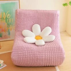 1PC Elastic Armless Floor Sofa Cover Lazy Boy Relax Couch Slipcover Stretch Single Sofa Cushion Cover for Living Room Home