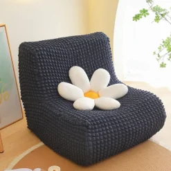 1PC Elastic Armless Floor Sofa Cover Lazy Boy Relax Couch Slipcover Stretch Single Sofa Cushion Cover for Living Room Home