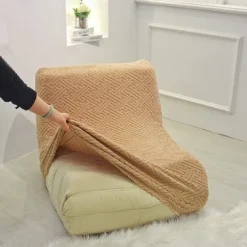 1PC Elastic Armless Sofa Cover Lazy Boy Relax Couch Slipcover Stretch Single Sofa Cushion Cover for Living Room Home