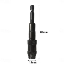 1pc Electric Screwdriver Metal Drill Bit With Straight & Pivot Modes, Metal Woodworking Tools