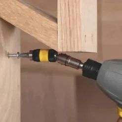 1pc Electric Screwdriver Metal Drill Bit With Straight & Pivot Modes, Metal Woodworking Tools