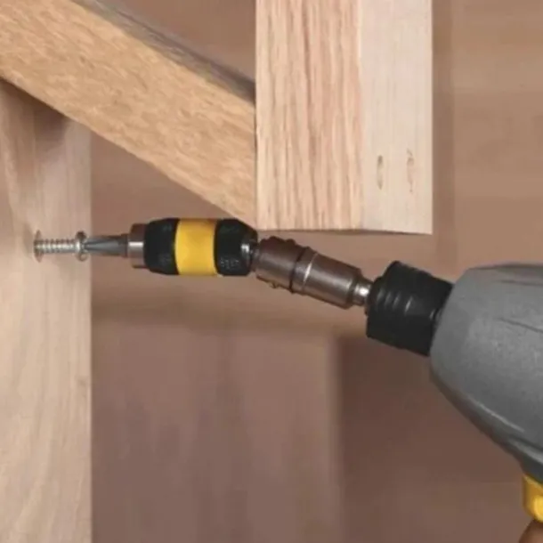 1pc Electric Screwdriver Metal Drill Bit With Straight & Pivot Modes, Metal Woodworking Tools