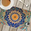1PC Ethnic Pattern Placemat Table Mat 12x18 Inch Table Mats for Party Kitchen Dining Decoration